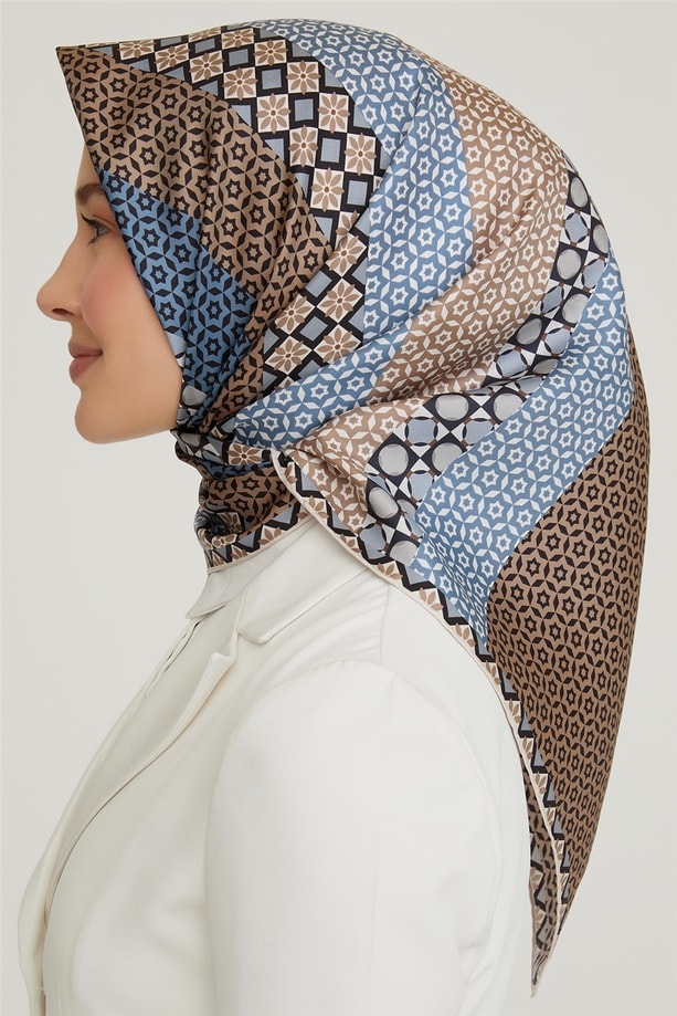 Armine Twill İpek Eşarp 21KA8669 34