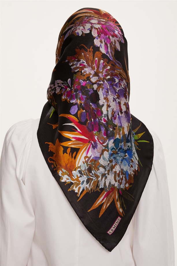 Armine Twill İpek Eşarp 22Ka3224 04