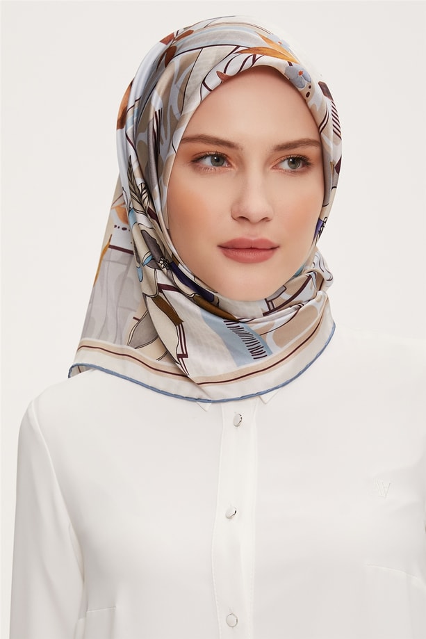 Armine Twill İpek Eşarp 22Ka3226 33