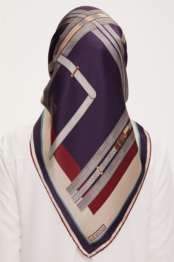 Armine Twill İpek Eşarp 22Ka3229 50