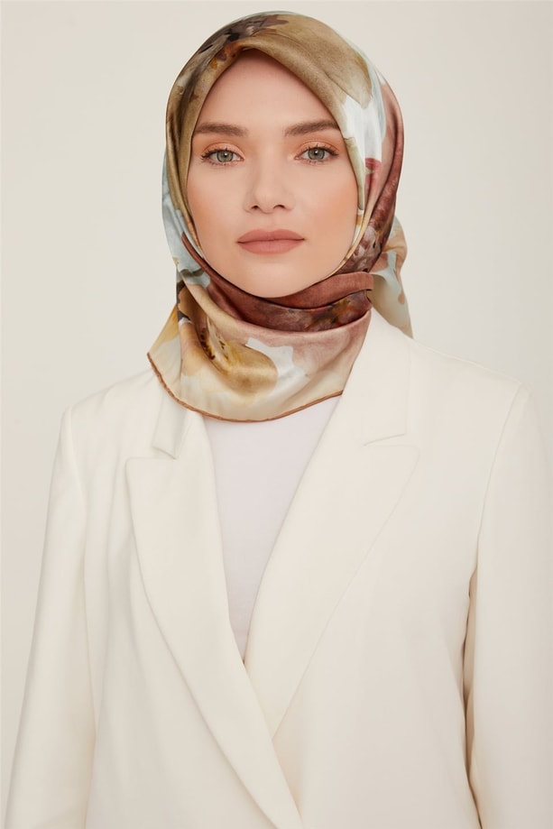Armine Twill İpek Eşarp 22Ka8800 03