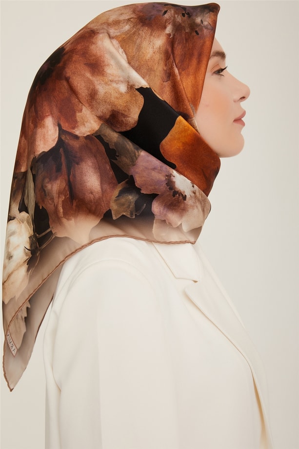 Armine Twill İpek Eşarp 22Ka8800 08