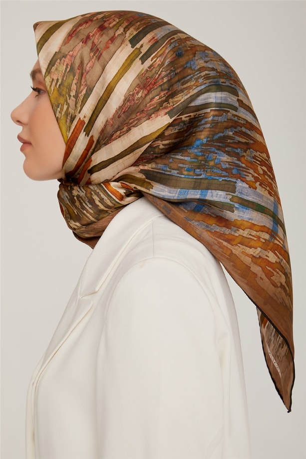 Armine Twill İpek Eşarp 22Ka8804 34