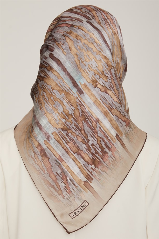 Armine Twill İpek Eşarp 22Ka8804 51