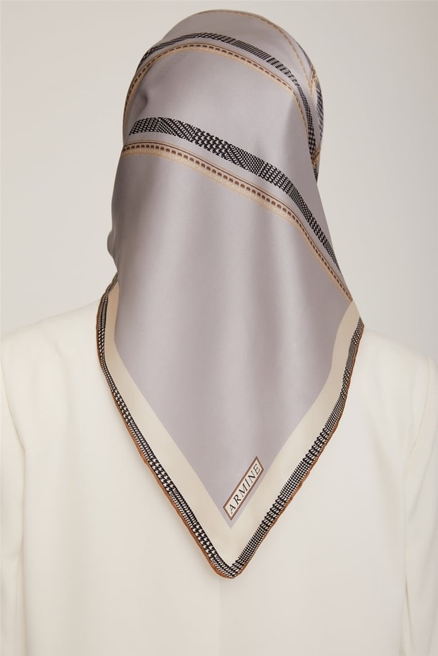 Armine Twill İpek Eşarp 22Ka8833 38