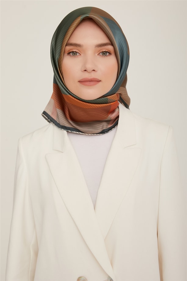 Armine Twill İpek Eşarp 22Ka8836 32