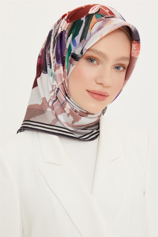 Armine Twill İpek Eşarp 22Ya8713 05