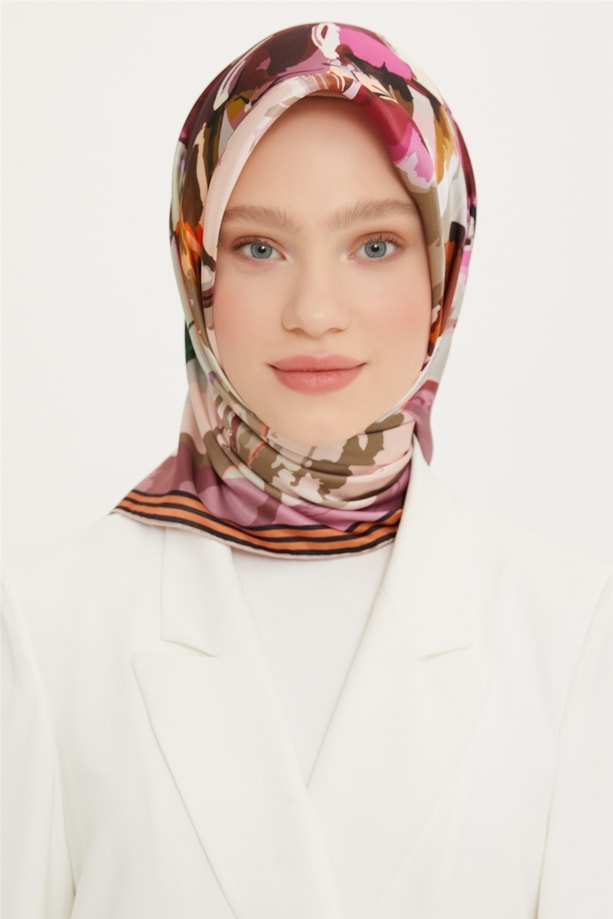Armine Twill İpek Eşarp 22Ya8713 08