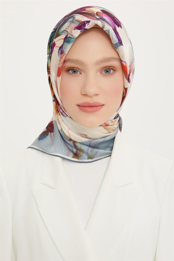 Armine Twill İpek Eşarp 22Ya8715 01