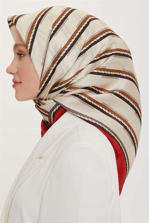 Armine Twill İpek Eşarp 22Ya8719 32