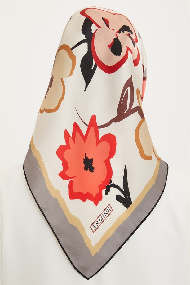 Armine Twill İpek Eşarp 22Ya8722 35