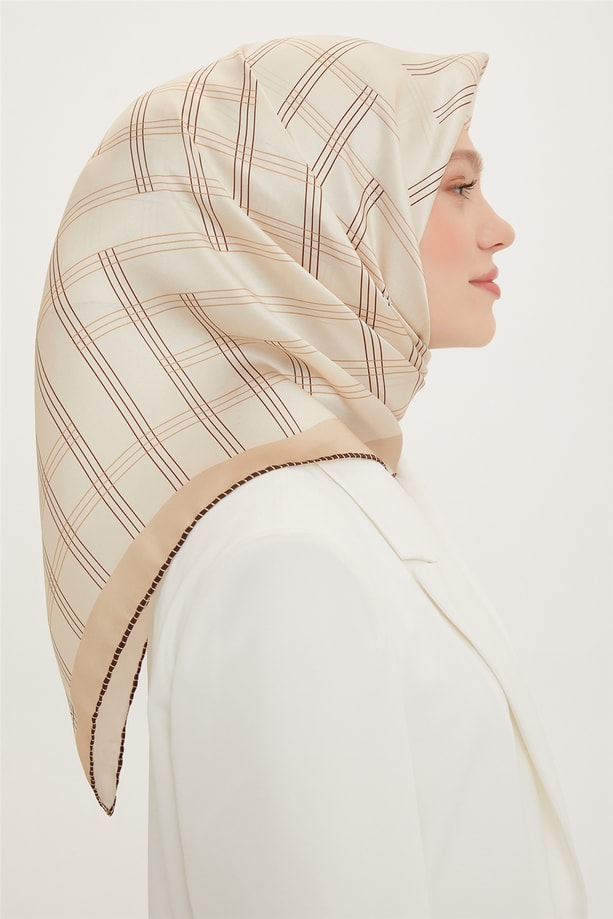 Armine Twill İpek Eşarp 22Ya8726 34