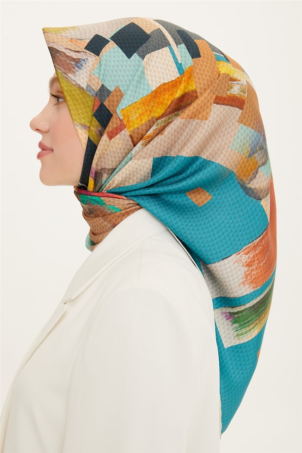 Armine Twill İpek Eşarp 22Ya8727 34
