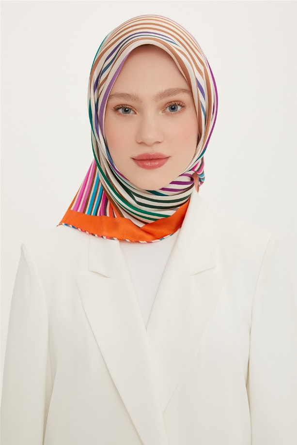 Armine Twill İpek Eşarp 22Ya8731 33