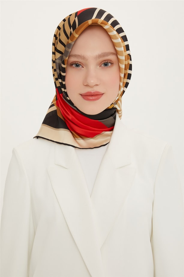 Armine Twill İpek Eşarp 22Ya8732 06