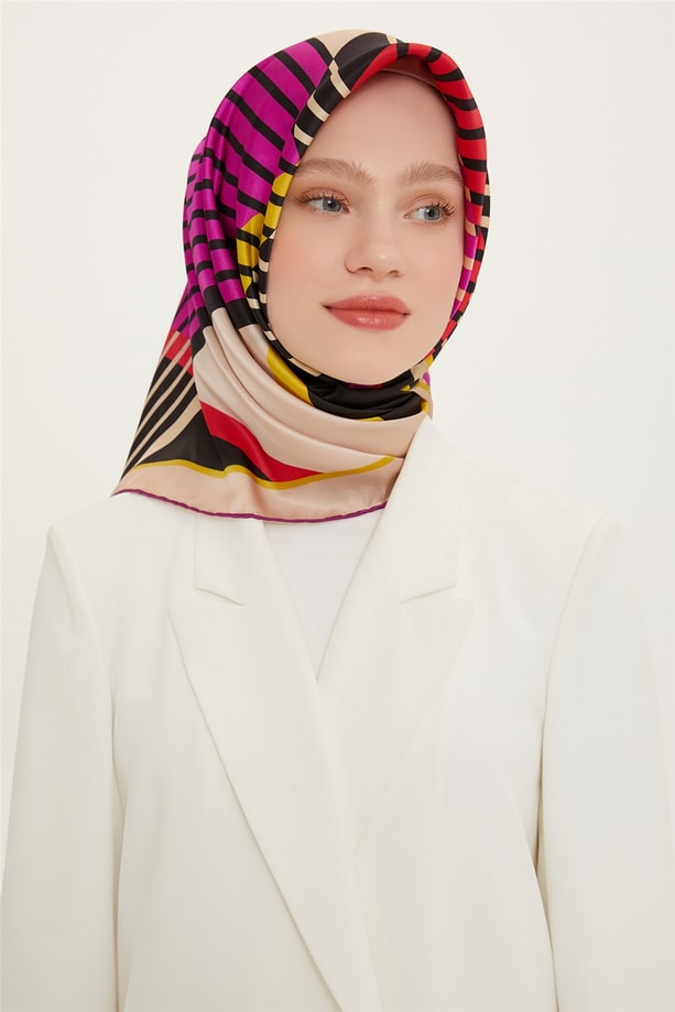 Armine Twill İpek Eşarp 22Ya8732 54