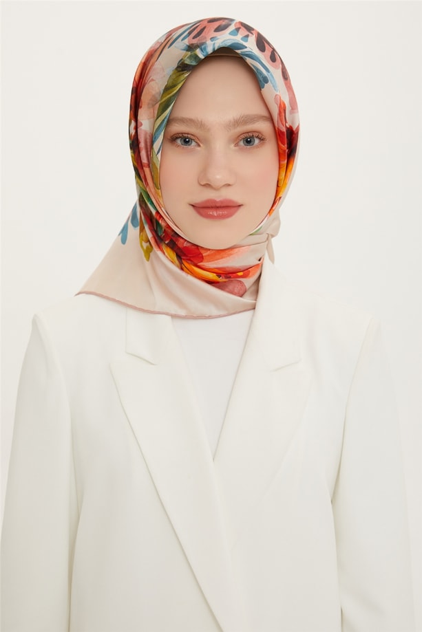Armine Twill İpek Eşarp 22Ya8735 33