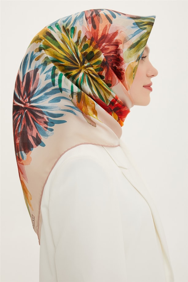 Armine Twill İpek Eşarp 22Ya8735 33