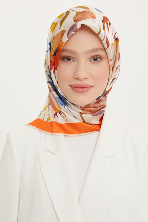 Armine Sura İpek Eşarp 22Ya8740 32