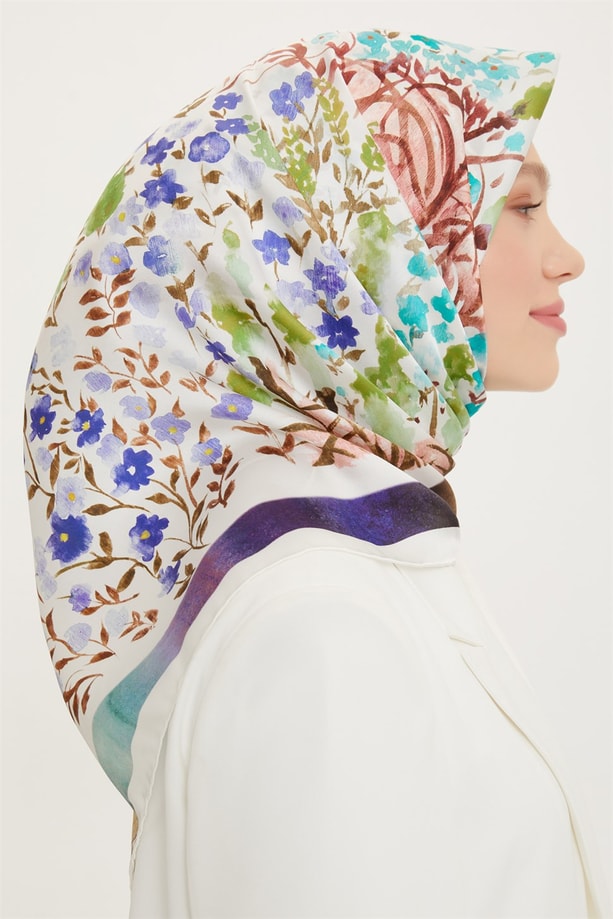 Armine Twill İpek Eşarp 22Ya8741 07