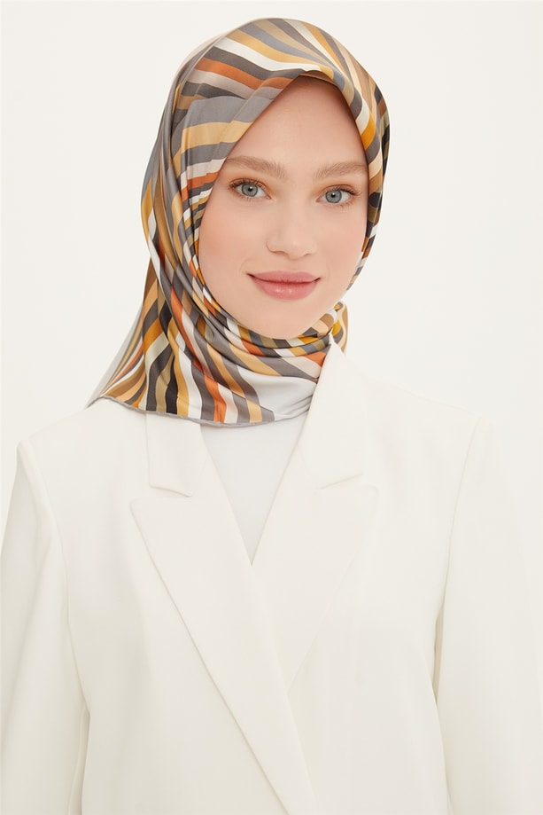 Armine Twill İpek Eşarp 22Ya8743 08