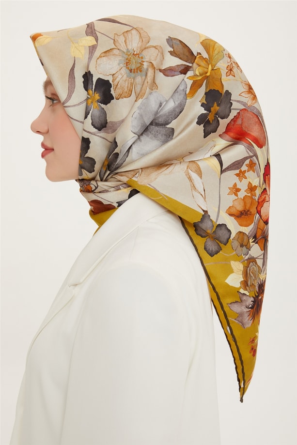 Armine Twill İpek Eşarp 22Ya8746 35