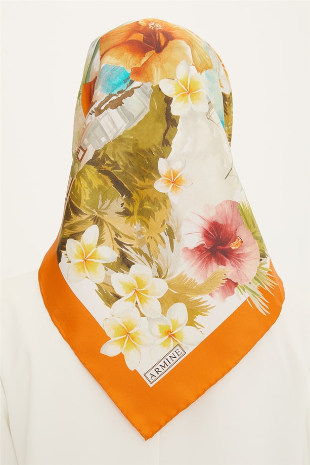 Armine Twill İpek Eşarp 22Ya8754 31
