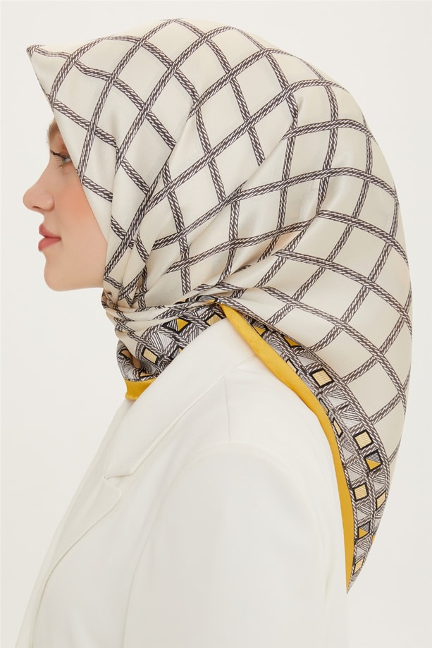 Armine Twill İpek Eşarp 22Ya8756 34