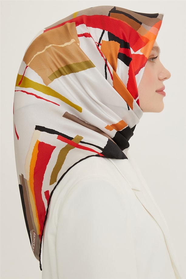 Armine Twill İpek Eşarp 22Ya8760 01