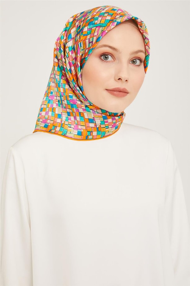 Armine Twill İpek Eşarp 23Ka9004 02