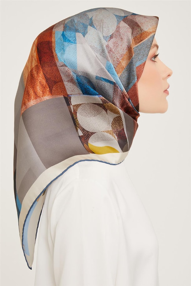 Armine Twill İpek Eşarp 23Ka9009 08