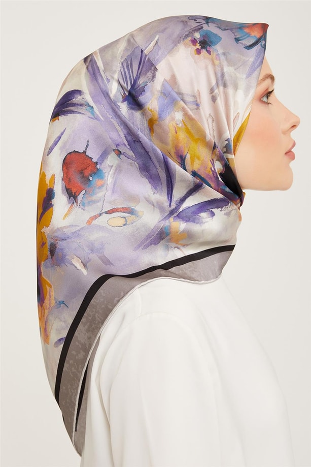 Armine Twill İpek Eşarp 23Ka9018 34