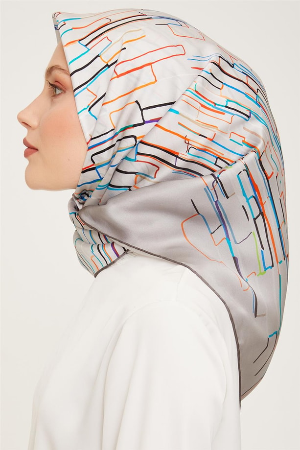 Armine Sura İpek Eşarp 23Ka9027 38
