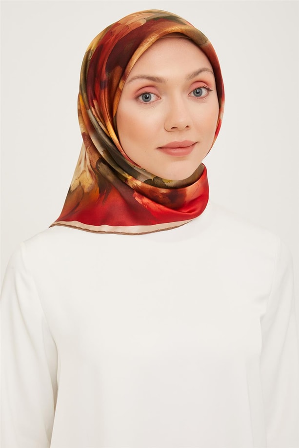 Armine Twill İpek Eşarp 23Ka9033 03