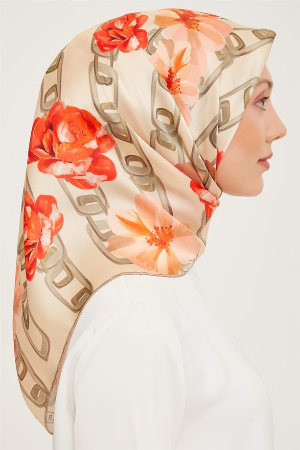 Armine Twill İpek Eşarp 23Ka9034 09
