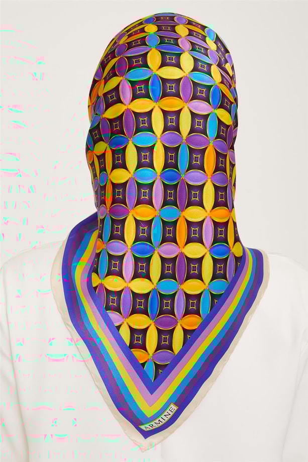 Armine Sura İpek Eşarp 23Ka9036 51