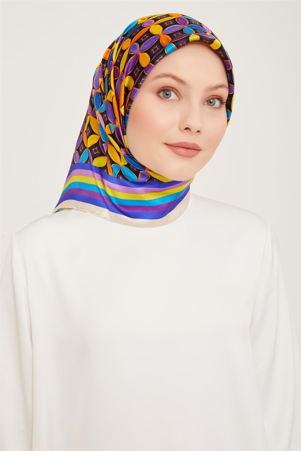 Armine Twill İpek Eşarp 23Ka9036 51