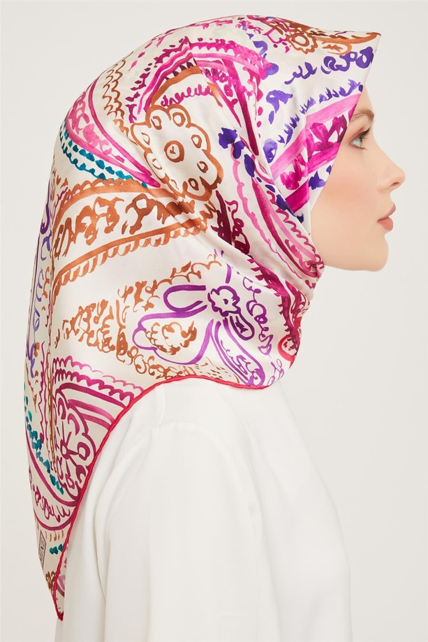 Armine Twill İpek Eşarp 23Ka9037 55
