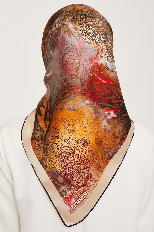 Armine Twill İpek Eşarp 23Ka9041 07