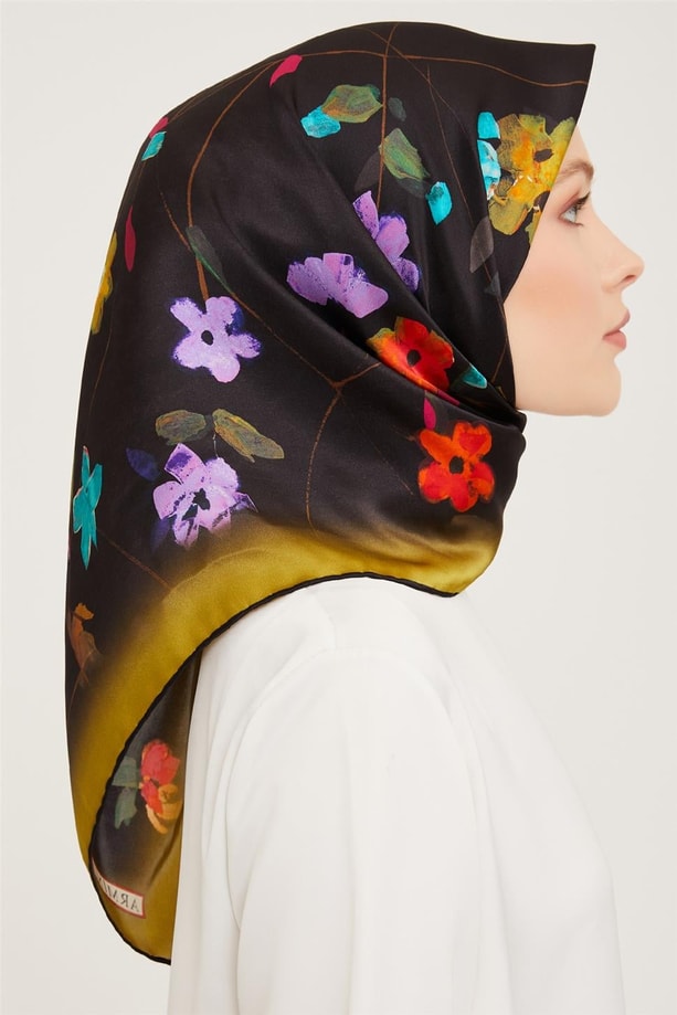 Armine Twill İpek Eşarp 23Ka9048 01