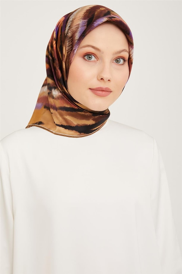 Armine Twill İpek Eşarp 23Ka9049 05