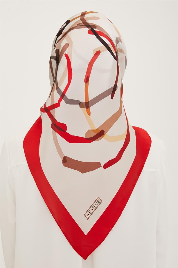 Armine Twill İpek Eşarp 23Ya8902 04