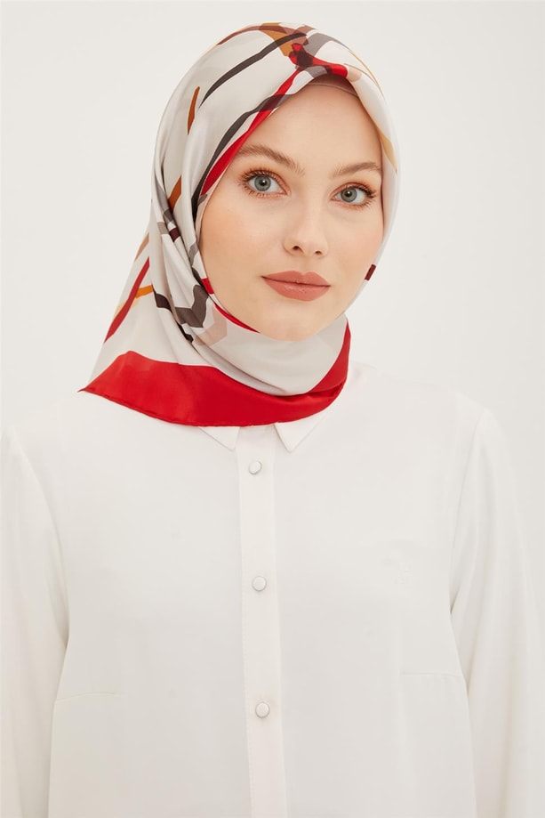 Armine Twill İpek Eşarp 23Ya8902 04