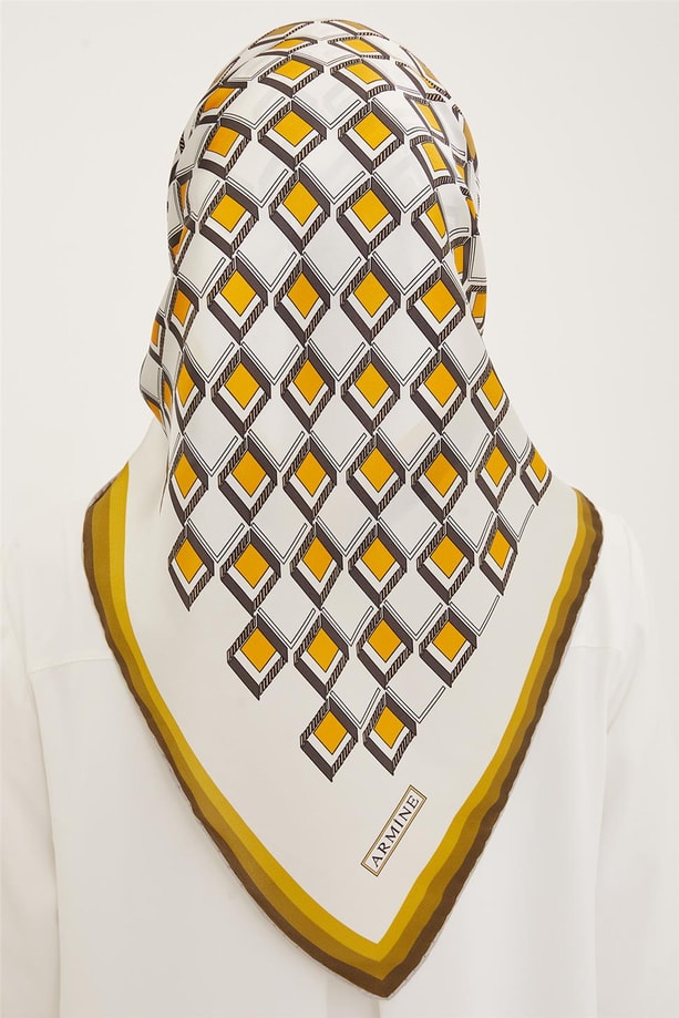 Armine Twill İpek Eşarp 23Ya8913 34
