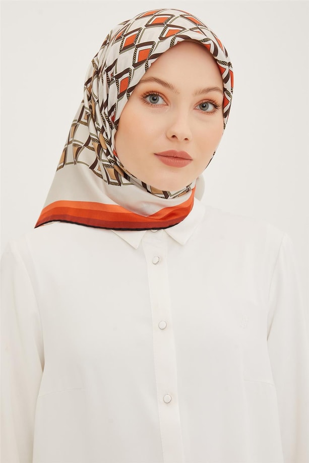 Armine Twill İpek Eşarp 23Ya8913 39