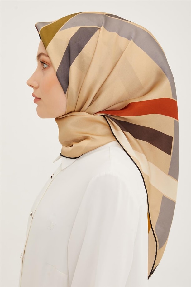 Armine Twill İpek Eşarp 23Ya8923 34