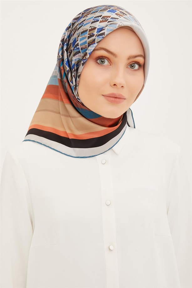 Armine Twill İpek Eşarp 23Ya8934 33