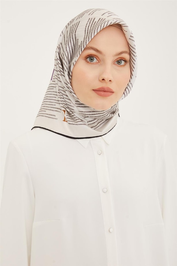 Armine Twill İpek Eşarp 23Ya8942 09