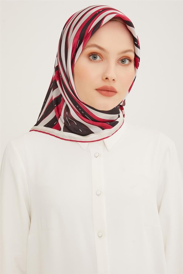 Armine Twill İpek Eşarp 23Ya8943 55