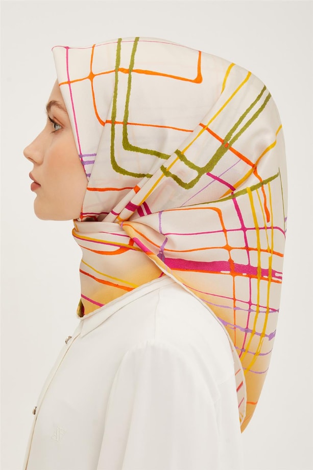 Armine Twill İpek Eşarp 23Ya8948 08